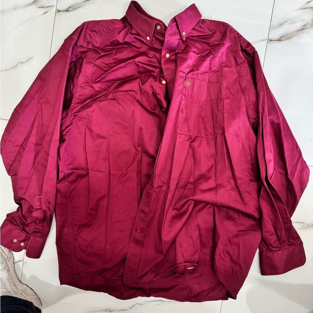 Ariat long sleeve button up shirt